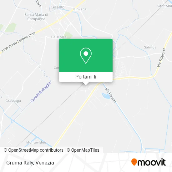 Mappa Gruma Italy