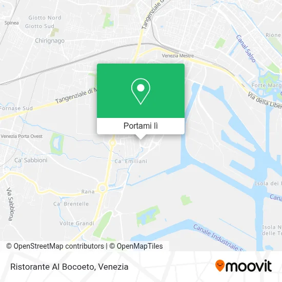 Mappa Ristorante Al Bocoeto