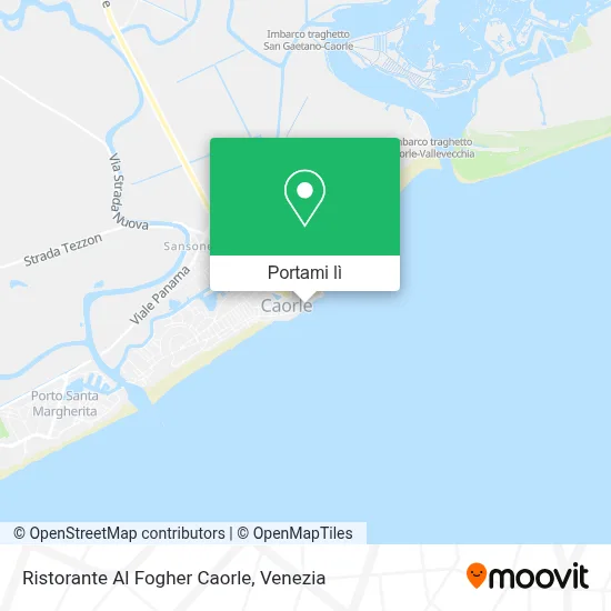 Mappa Ristorante Al Fogher Caorle