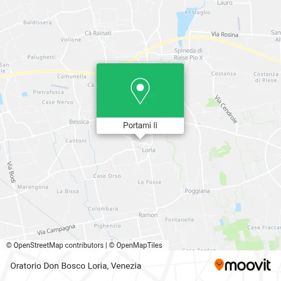 Mappa Oratorio Don Bosco Loria