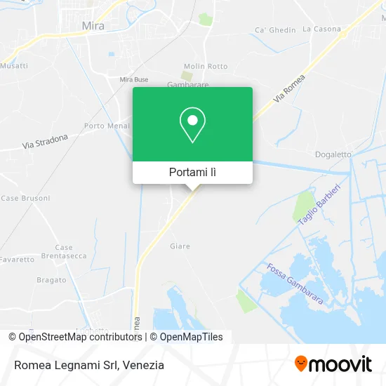 Mappa Romea Legnami Srl