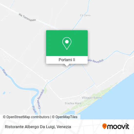 Mappa Ristorante Albergo Da Luigi