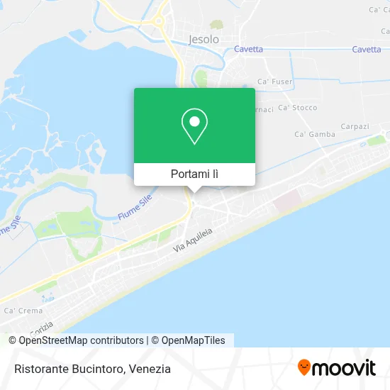 Mappa Ristorante Bucintoro