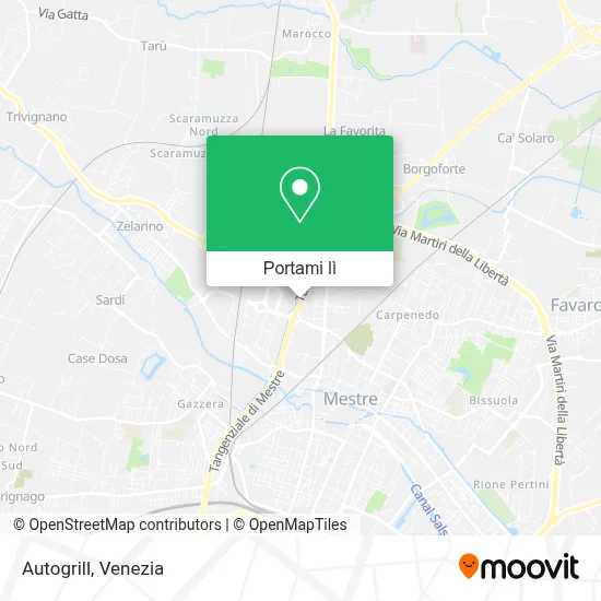 Mappa Autogrill
