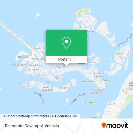 Mappa Ristorante Cavatappi