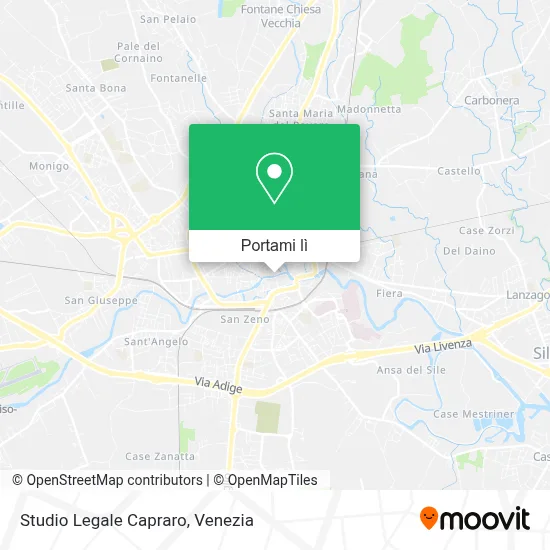 Mappa Studio Legale Capraro