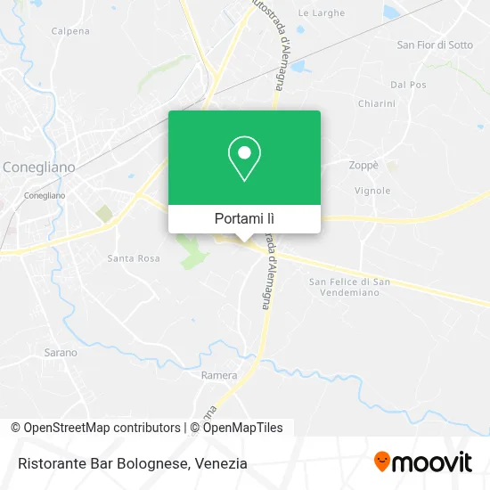 Mappa Ristorante Bar Bolognese