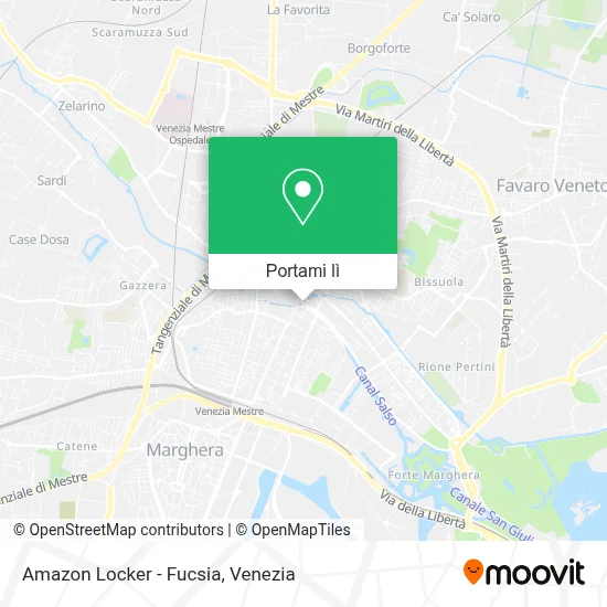Mappa Amazon Locker - Fucsia