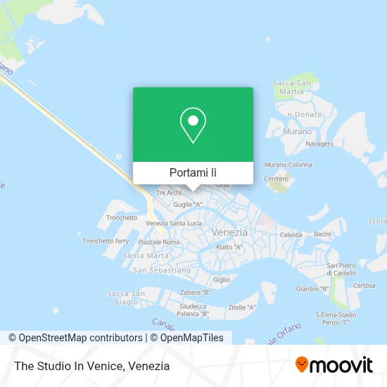 Mappa The Studio In Venice