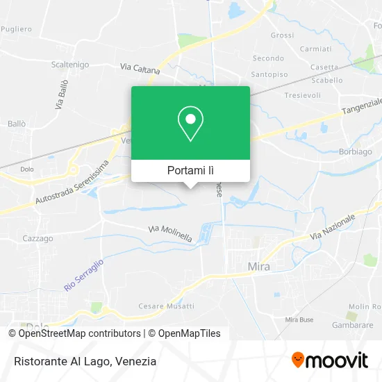 Mappa Ristorante Al Lago