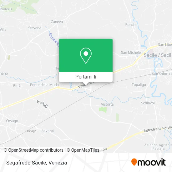 Mappa Segafredo Sacile