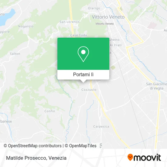 Mappa Matilde Prosecco