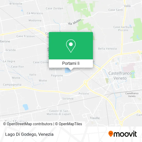 Mappa Lago Di Godego