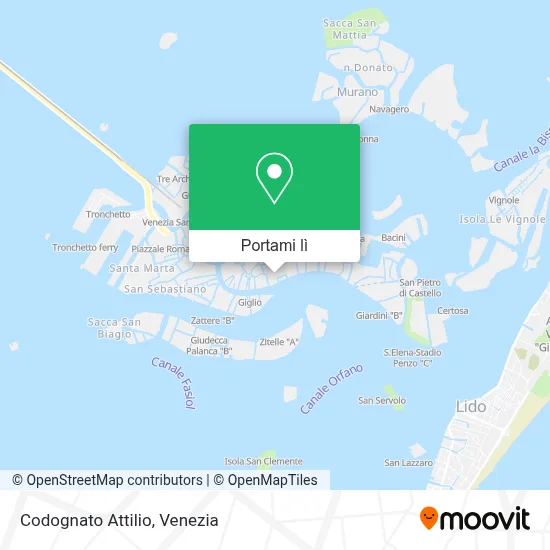 Mappa Codognato Attilio
