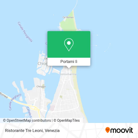 Mappa Ristorante Tre Leoni