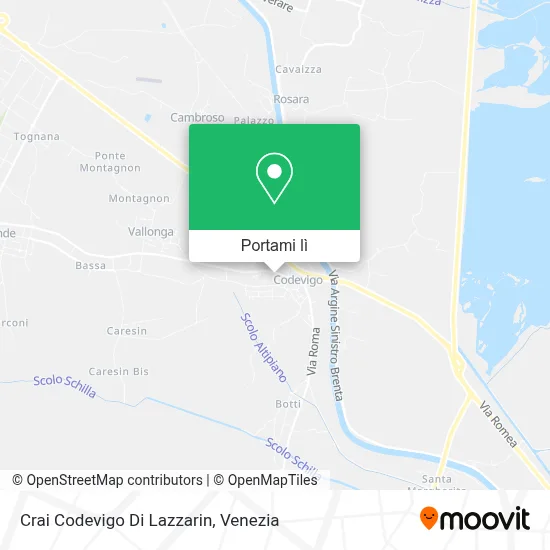 Mappa Crai Codevigo Di Lazzarin