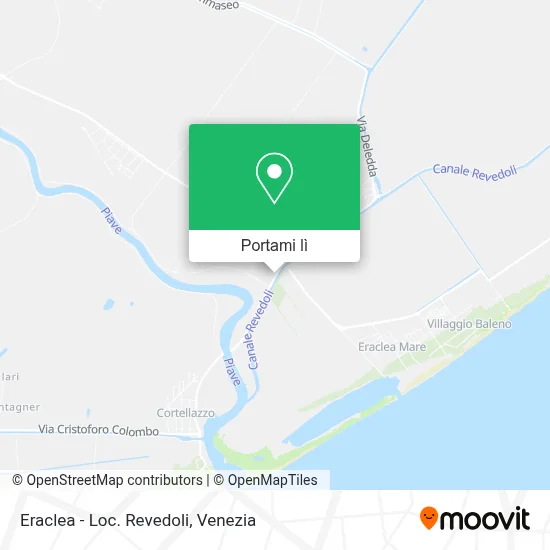 Mappa Eraclea - Loc. Revedoli