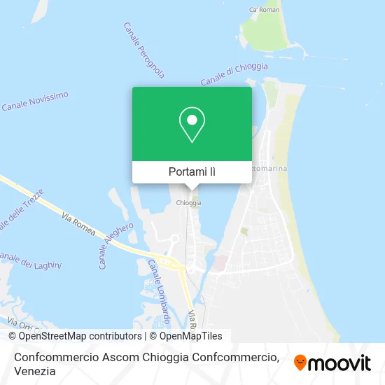 Mappa Confcommercio Ascom Chioggia Confcommercio