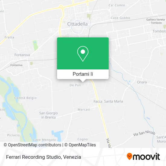 Mappa Ferrari Recording Studio