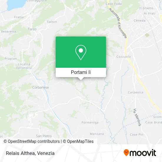 Mappa Relais Althea