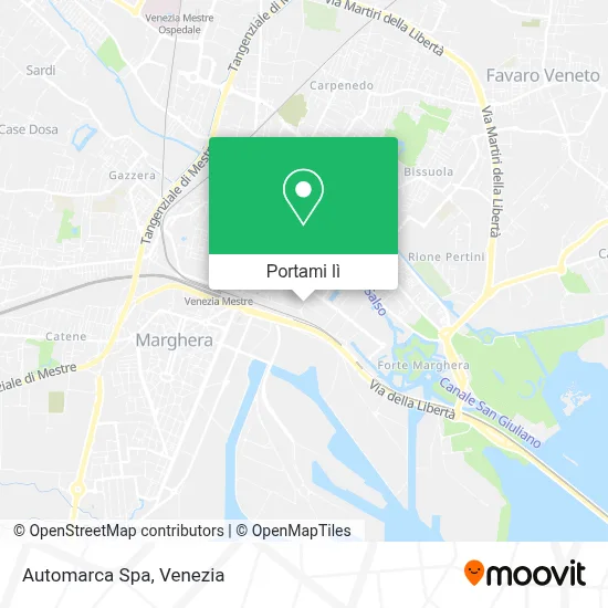 Mappa Automarca Spa