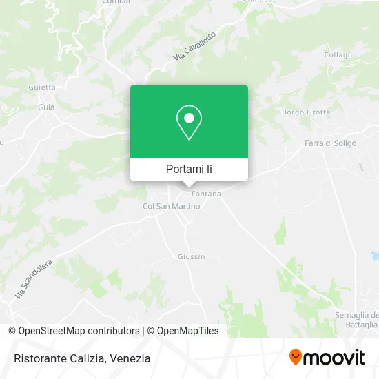 Mappa Ristorante Calizia