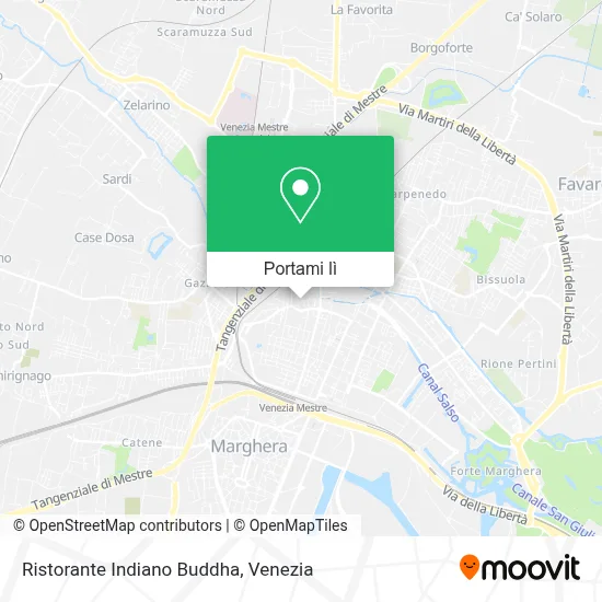 Mappa Ristorante Indiano Buddha