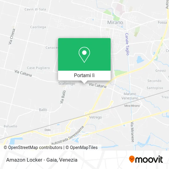 Mappa Amazon Locker - Gaia