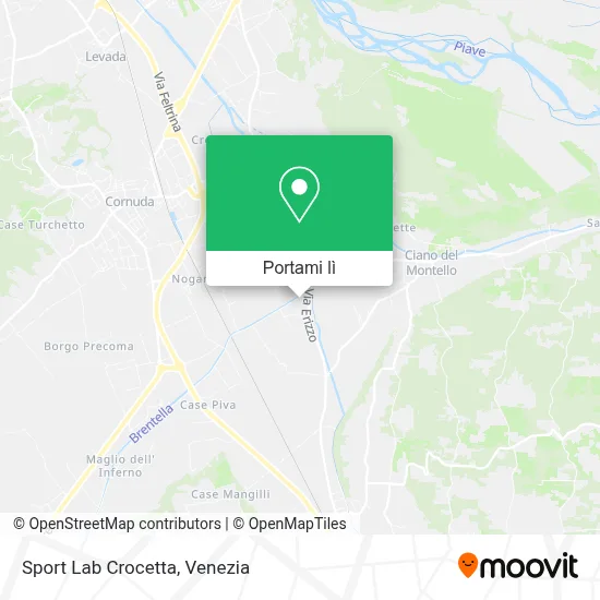 Mappa Sport Lab Crocetta
