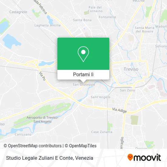 Mappa Studio Legale Zuliani E Conte