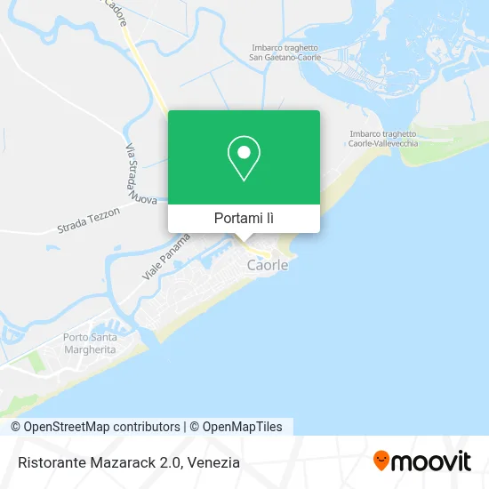 Mappa Ristorante Mazarack 2.0