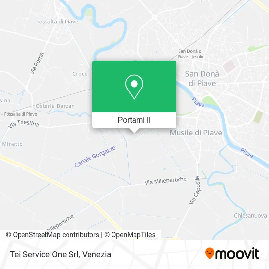 Mappa Tei Service One Srl