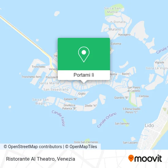 Mappa Ristorante Al Theatro