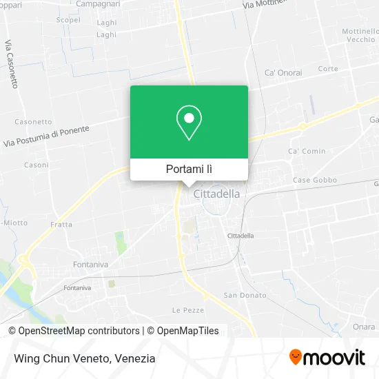 Mappa Wing Chun Veneto