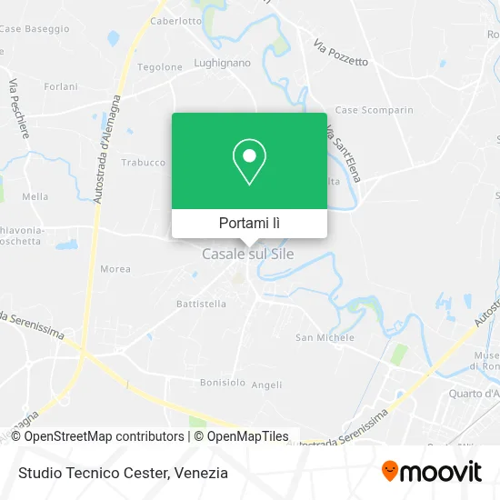 Mappa Studio Tecnico Cester
