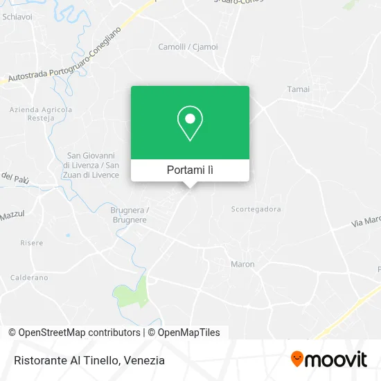 Mappa Ristorante Al Tinello