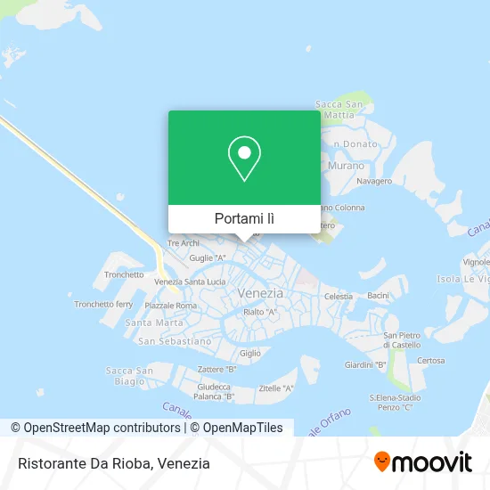 Mappa Ristorante Da Rioba