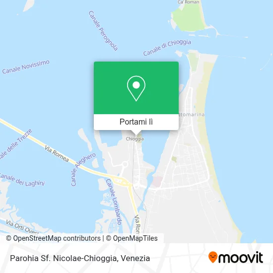 Mappa Parohia Sf. Nicolae-Chioggia