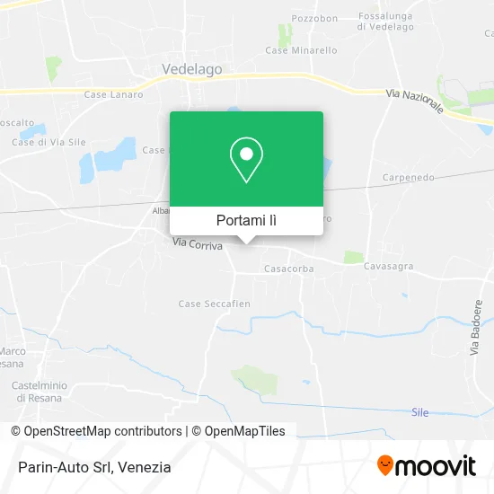 Mappa Parin-Auto Srl