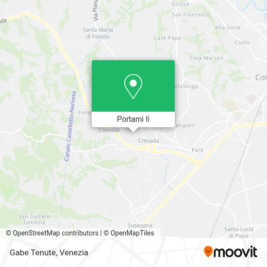 Mappa Gabe Tenute