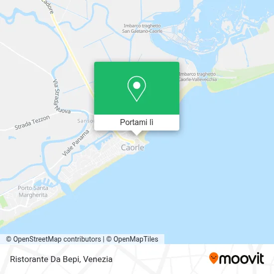 Mappa Ristorante Da Bepi