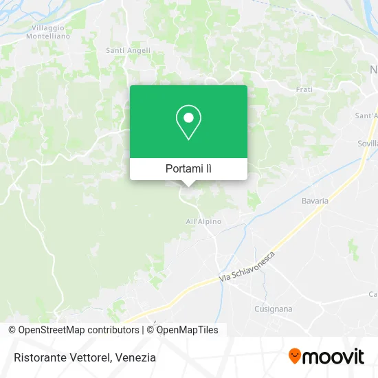 Mappa Ristorante Vettorel