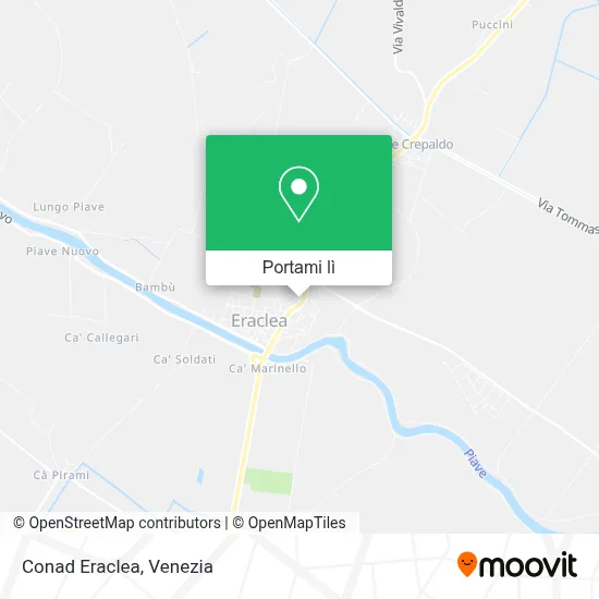 Mappa Conad Eraclea