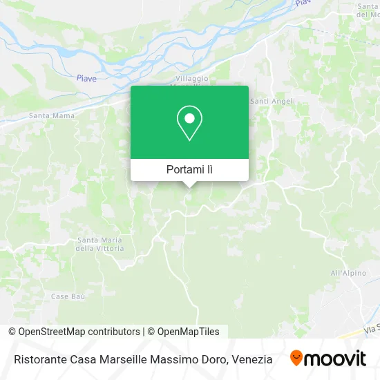 Mappa Ristorante Casa Marseille Massimo Doro