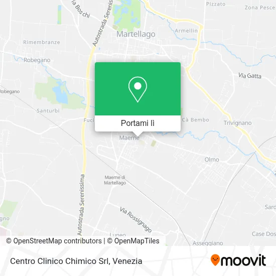 Mappa Centro Clinico Chimico Srl