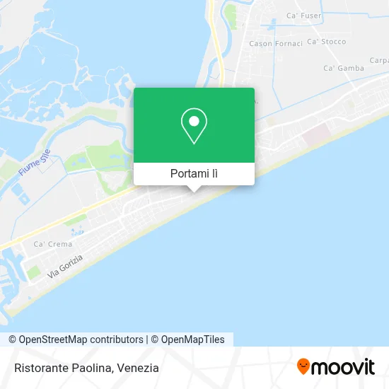 Mappa Ristorante Paolina