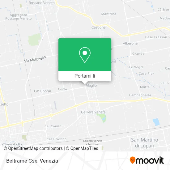 Mappa Beltrame Cse