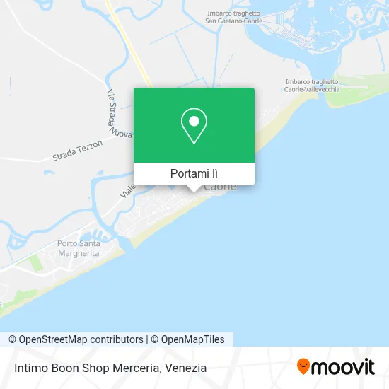 Mappa Intimo Boon Shop Merceria