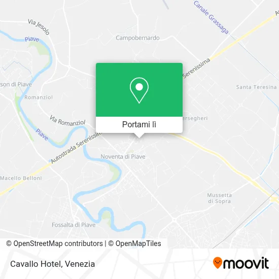 Mappa Cavallo Hotel