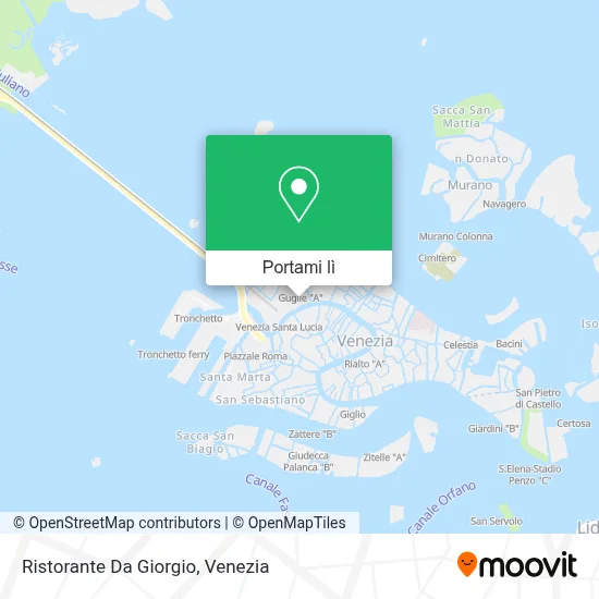 Mappa Ristorante Da Giorgio